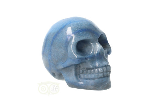 Blauwe kwarts schedel Nr 20 