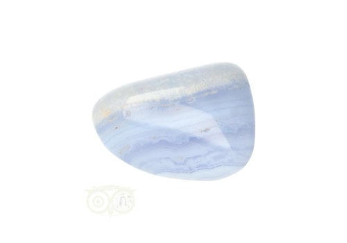 Chalcedoon trommelsteen (blauw) Nr 36 