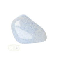 thumb-Blauwe Chalcedoon ( Blue Lace Agaat ) trommelsteen Nr 36 - 28  gram-4