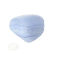 thumb-Blauwe Chalcedoon ( Blue Lace Agaat ) trommelsteen Nr 38 - 24  gram-10