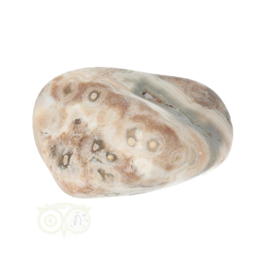 Oceaan Jaspis trommelsteen Nr 33 - 23 gram-8