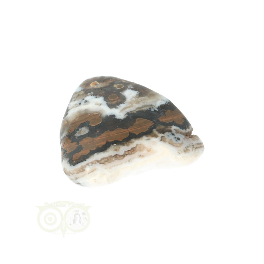 Oceaan Jaspis trommelsteen Nr 34 - 17 gram-2