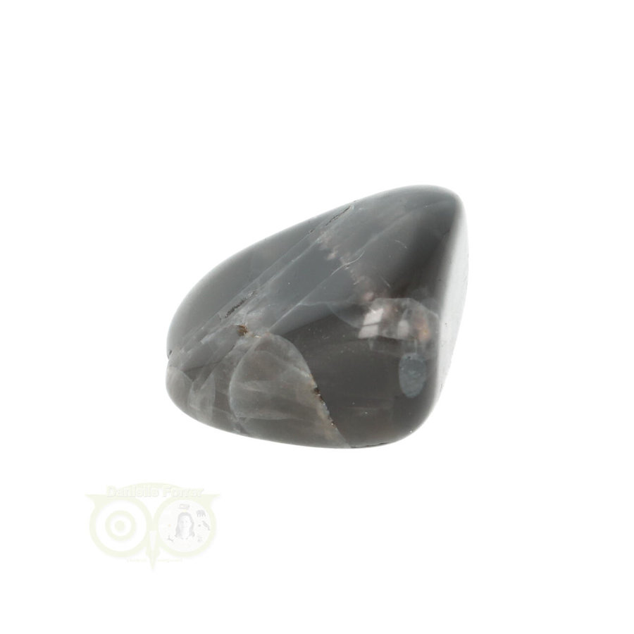 Zwarte Maansteen trommelsteen Nr 25 - 15 gram-2