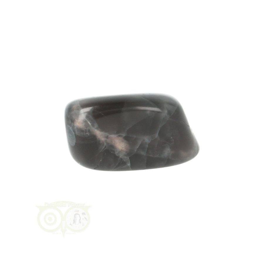 Zwarte Maansteen trommelsteen Nr 25 - 15 gram-3