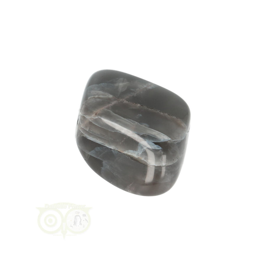 Zwarte Maansteen trommelsteen Nr 28 - 15 gram-6