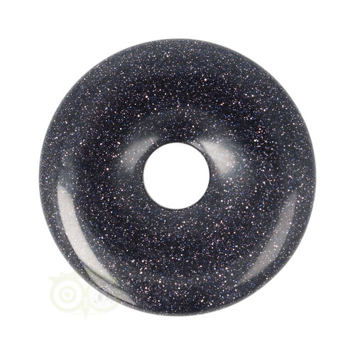 Goudsteen - Blauwe Donut Nr 11 - Ø 4 cm 