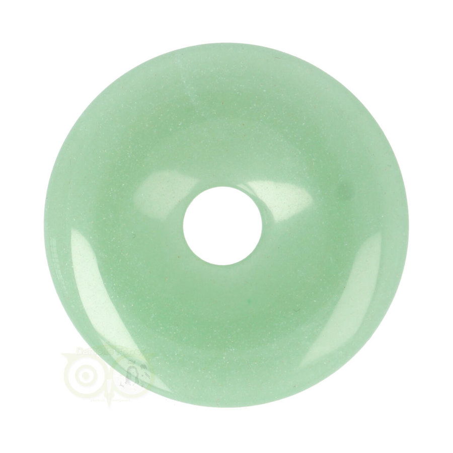 Groene Aventurijn  Donut Nr 9  - Ø 4  cm-3