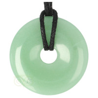 thumb-Groene Aventurijn  Donut Nr 9  - Ø 4  cm-4