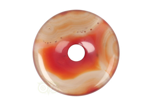 Carneool Donut hanger Nr 15 - Ø 4 cm 