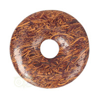 thumb-Coquina Jaspis edelstenen donut hanger Nr 7 - Ø4 cm-3