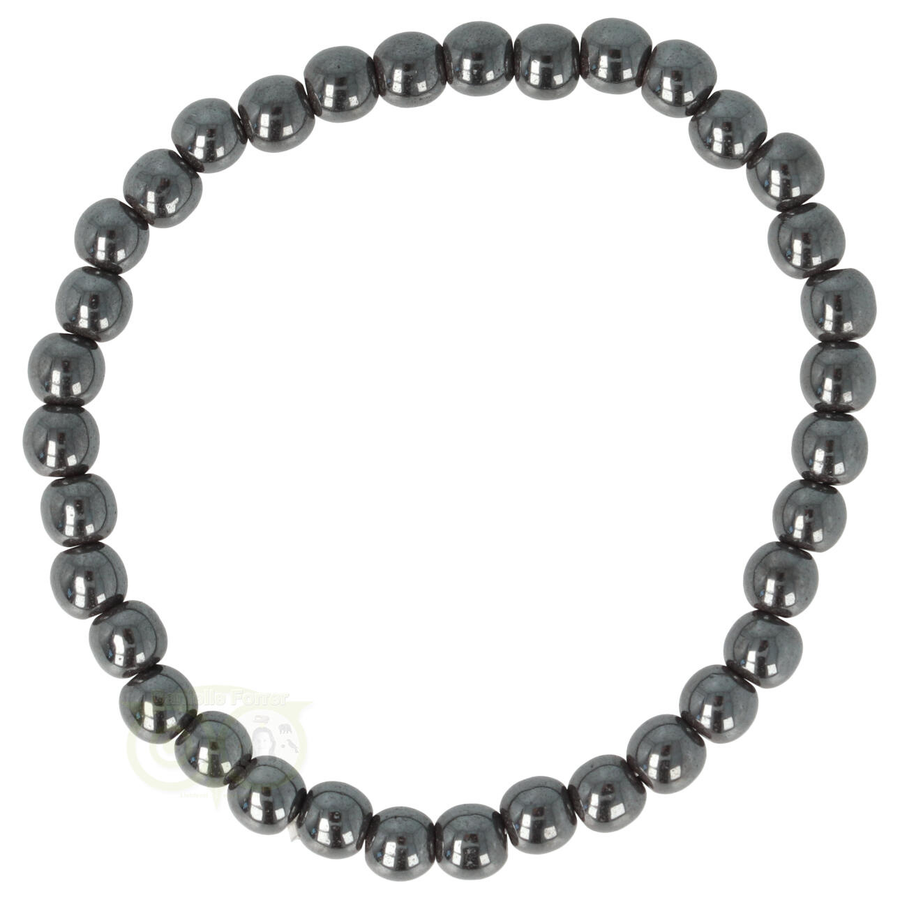 Hematiet armband 6 mm