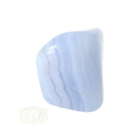 thumb-Blauwe Chalcedoon ( Blue Lace Agaat ) trommelsteen Nr 39 - 36  gram-3