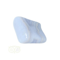 thumb-Blauwe Chalcedoon ( Blue Lace Agaat ) trommelsteen Nr 41 - 26  gram-5