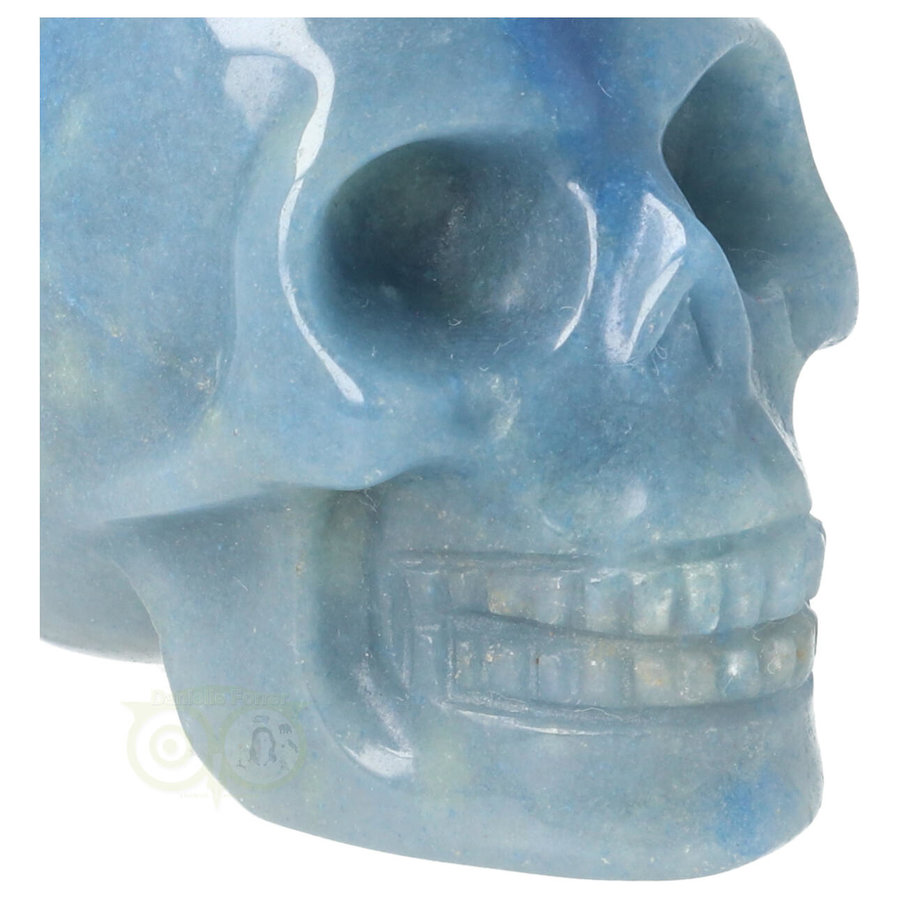 Blauwe kwarts schedel Nr 22 - 93 gram-2