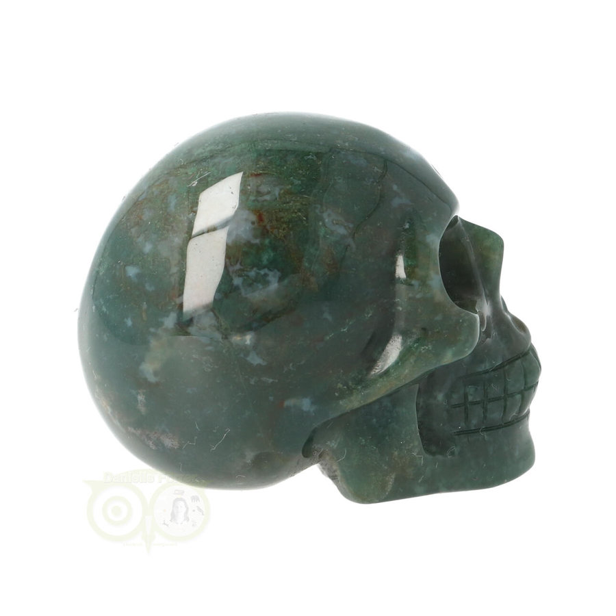 Mos-Agaat schedel Nr 25 - 98 gram-8