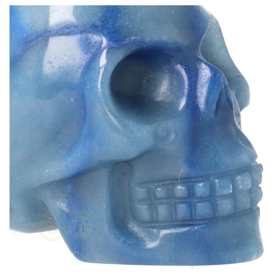 Blauwe kwarts schedel Nr 23 - 92 gram-2