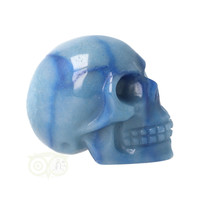 Blauwe kwarts schedel Nr 23 - 92 gram