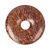 Coquina Jaspis edelstenen donut hanger Nr 9 - Ø4 cm