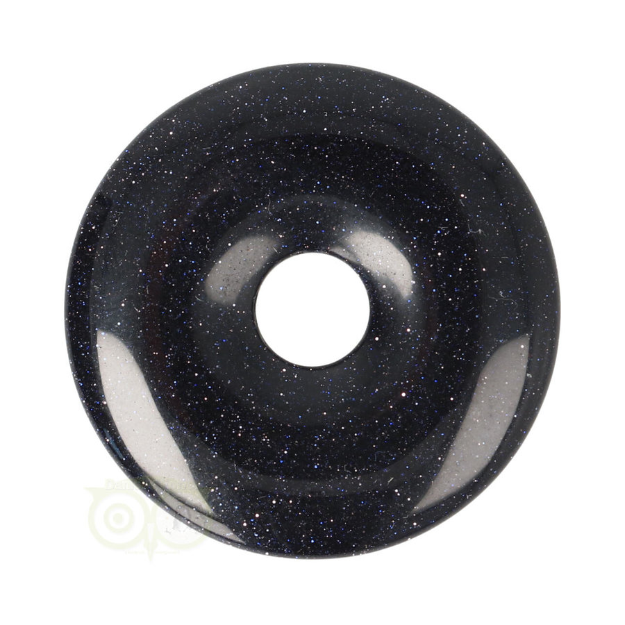 Goudsteen - Blauwe Donut Nr 15 - Ø 4 cm-1
