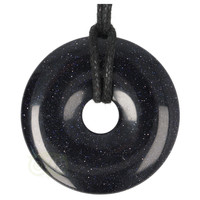 thumb-Goudsteen - Blauwe Donut Nr 15 - Ø 4 cm-4