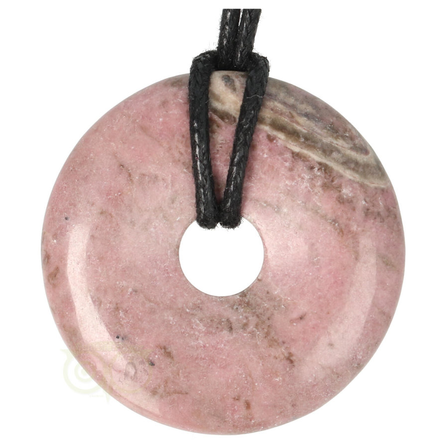 Rhodoniet donut hanger Nr 3 - Ø 4 cm-4