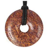 thumb-Coquina Jaspis edelstenen donut hanger Nr 11 - Ø4 cm-2