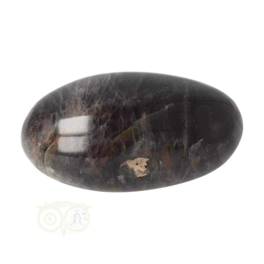 Zwarte Maansteen handsteen  Nr 73 - 82 gram - Madagaskar-3