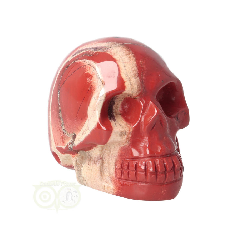 Rode Jaspis schedel Nr 16 - 103 gram-1
