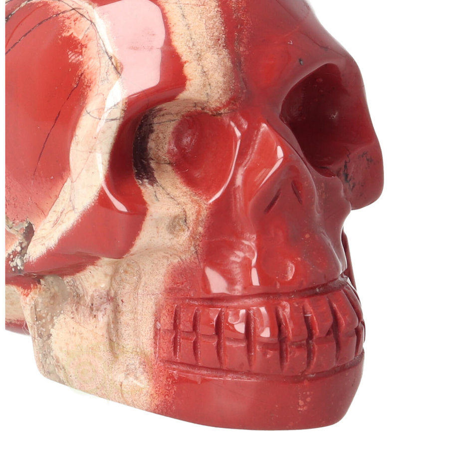 Rode Jaspis schedel Nr 16 - 103 gram-2