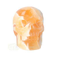Oranje Calciet schedel Nr 271 - 432 gram