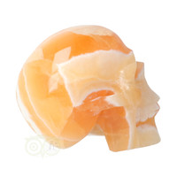 thumb-Oranje Calciet schedel Nr 271 - 432 gram-7
