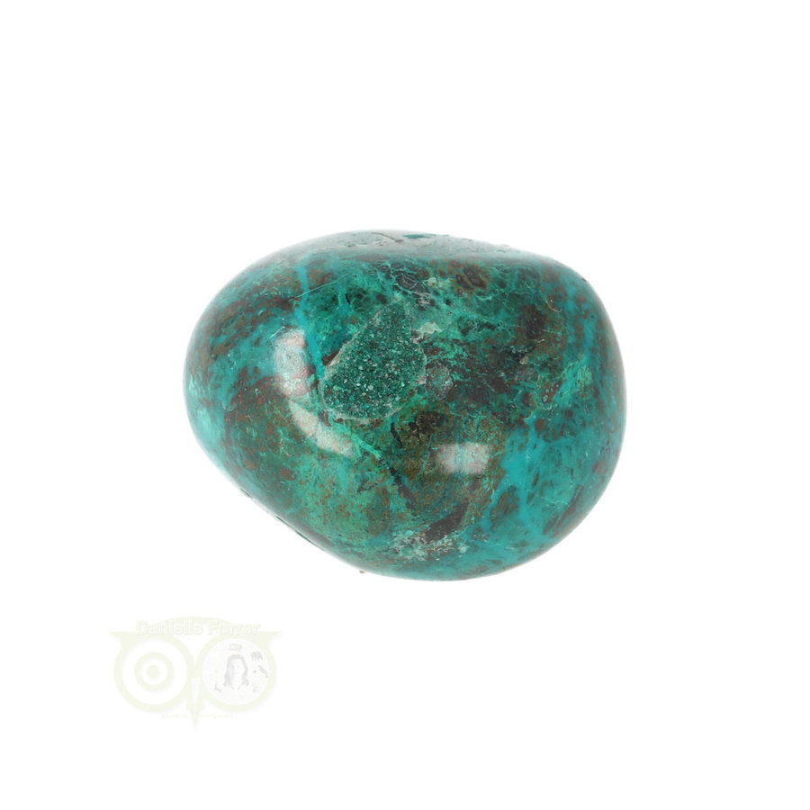 Chrysocolla trommelsteen Nr 26  - 31  gram-9