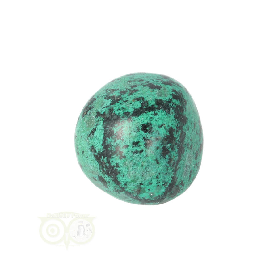 Chrysocolla trommelsteen Nr 27  - 24  gram-5