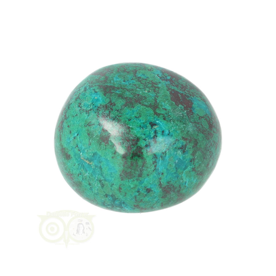 Chrysocolla trommelsteen Nr 28  - 33  gram-2