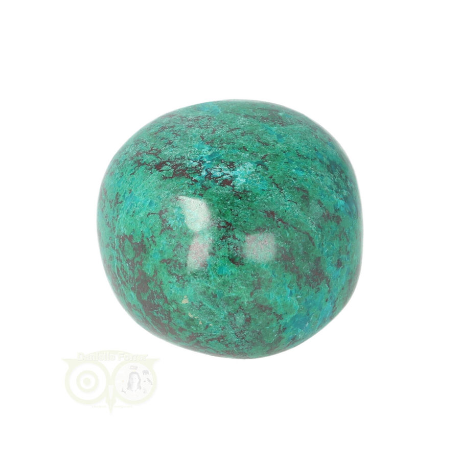 Chrysocolla trommelsteen Nr 28  - 33  gram-7