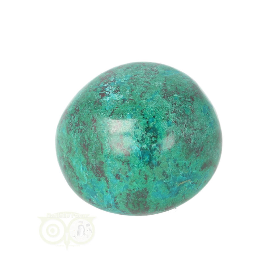 Chrysocolla trommelsteen Nr 28  - 33  gram-8