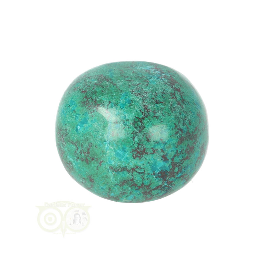 Chrysocolla trommelsteen Nr 28  - 33  gram-10