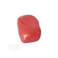 Rode Jaspis trommelsteen Nr  41 - 30 gram