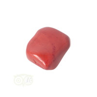 Rode Jaspis trommelsteen Nr  41 - 30 gram