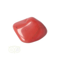 Rode Jaspis trommelsteen Nr  42 - 19 gram