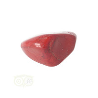 Rode Jaspis trommelsteen Nr  44 - 21 gram