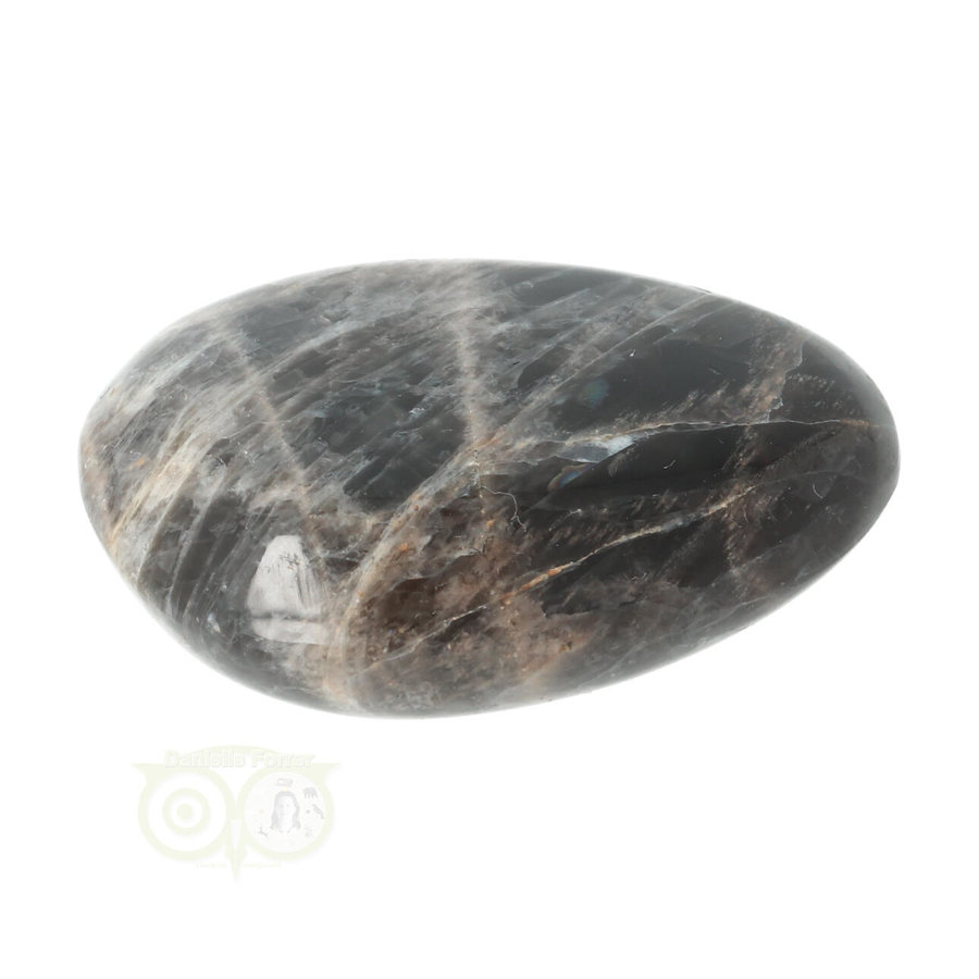 Zwarte Maansteen handsteen  Nr 74 - 59 gram - Madagaskar-3