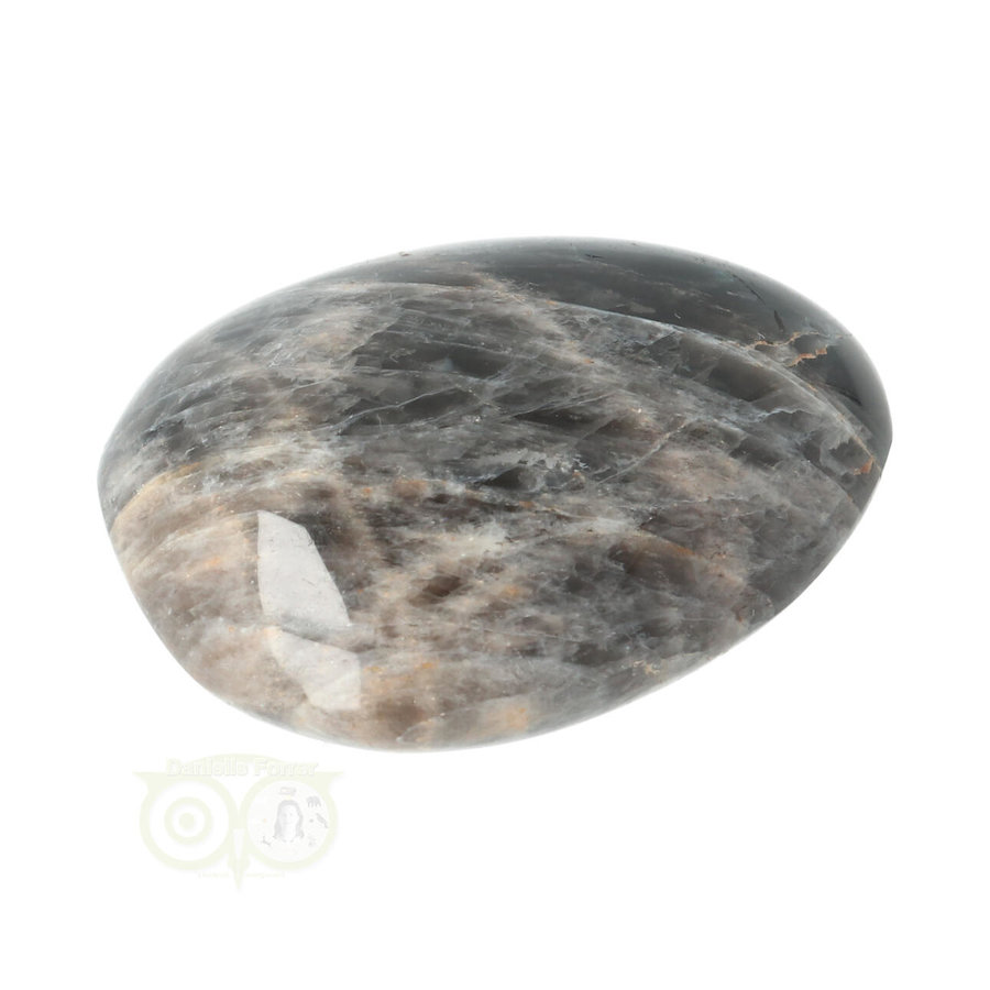 Zwarte Maansteen handsteen  Nr 74 - 59 gram - Madagaskar-10