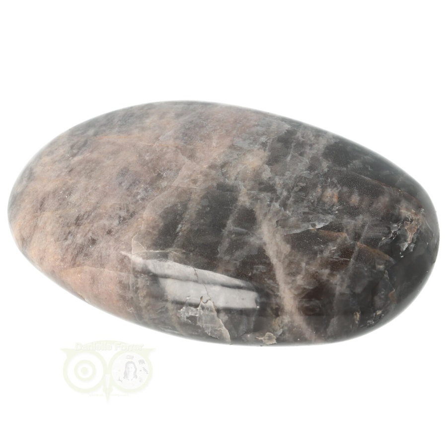 Zwarte Maansteen handsteen  Nr 75 - 151 gram - Madagaskar-1