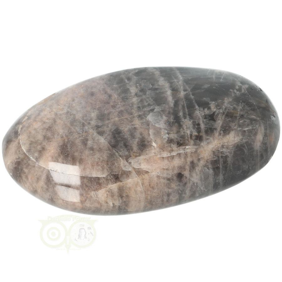 Zwarte Maansteen handsteen  Nr 75 - 151 gram - Madagaskar-8