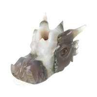 thumb-Agaat geode draken schedel 517 gram-5