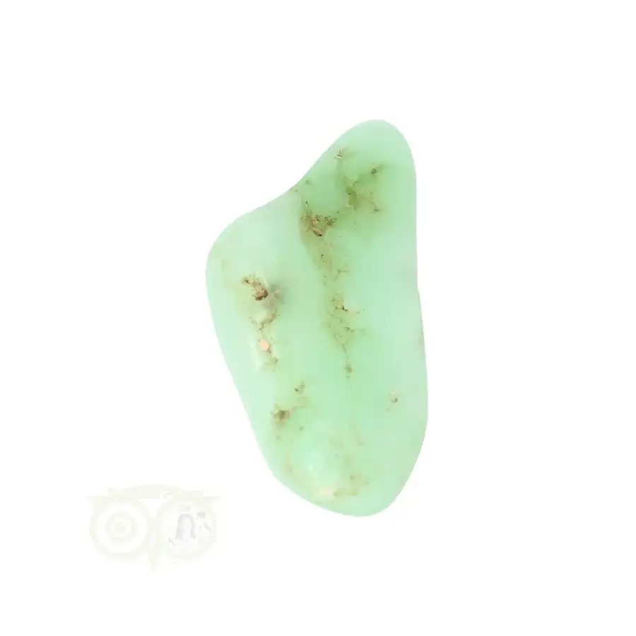 Chrysopraas trommelsteen Nr 35 - Brazilie-5