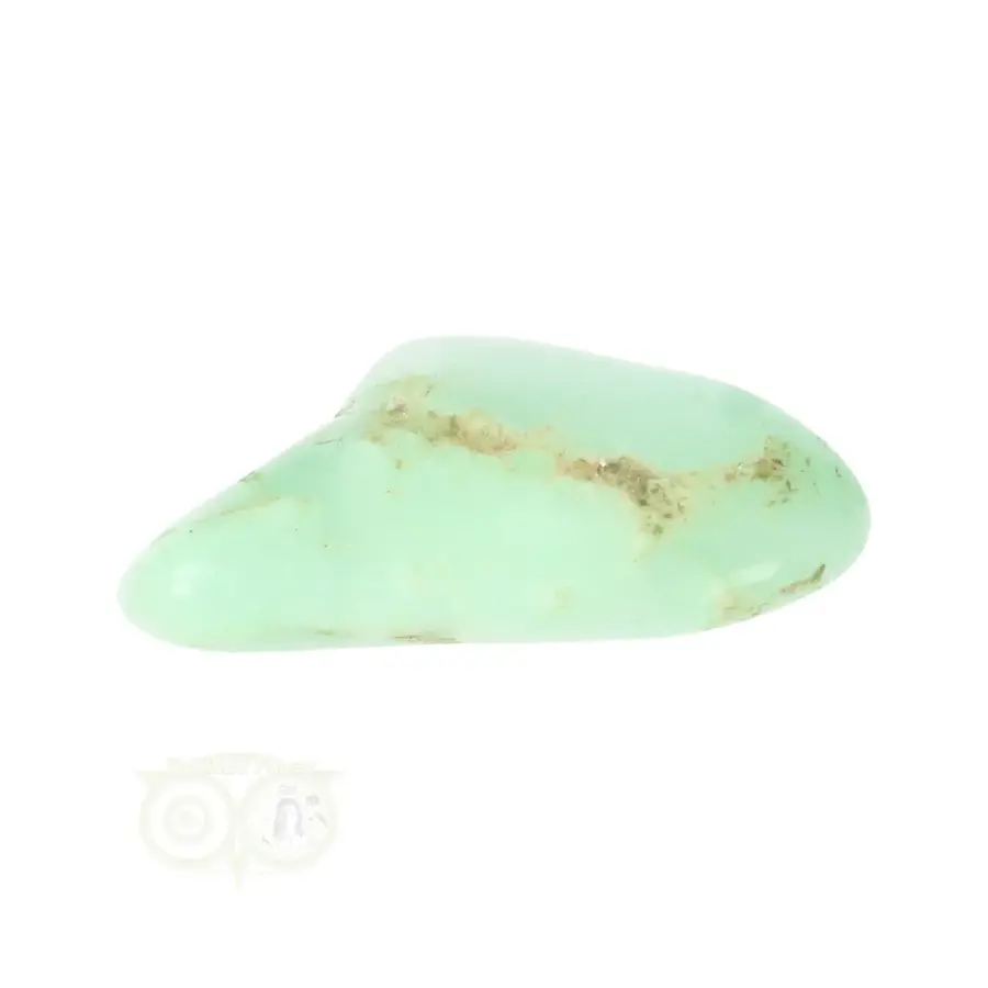 Chrysopraas trommelsteen Nr 35 - Brazilie-6