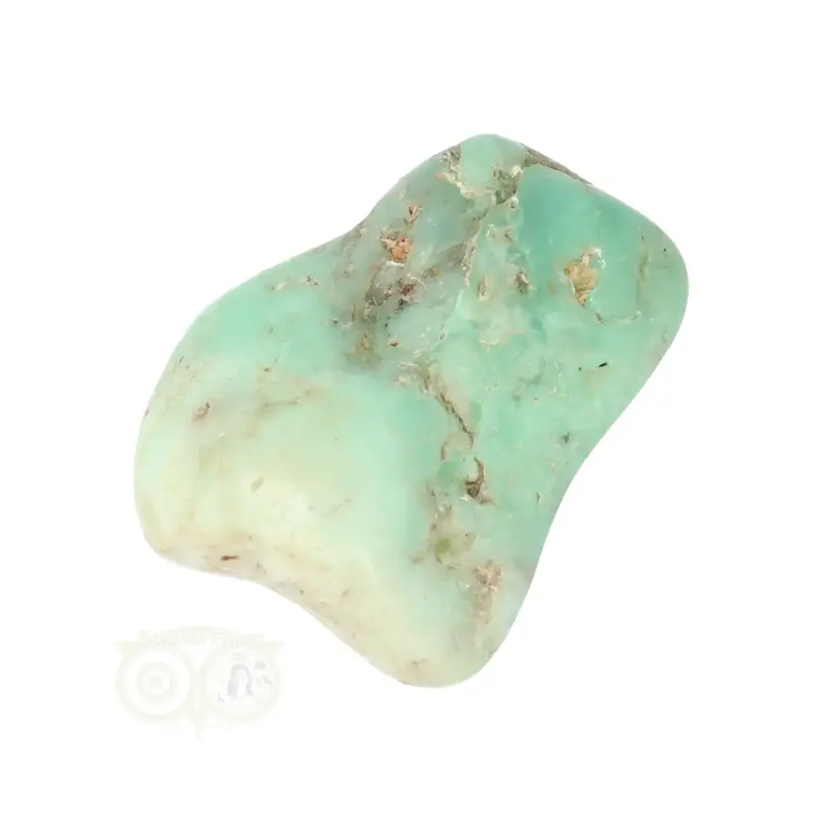 Chrysopraas trommelsteen Nr 37 - Brazilie-5