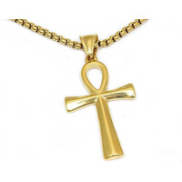 thumb-Ankh - Goudkleurig  4,3 cm - Snake-2